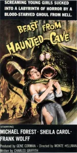 Sheila Prints: BEAST FROM HAUNTED CAVE, Sheila Carol, 1959