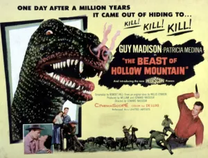 Science Fiction Prints: THE BEAST OF HOLLOW MOUNTAIN, 1956