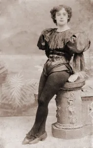Tights Prints: Beatrice Houdini (1876-1943), wife and performance partner of famed magician Harry Houdini