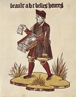 Teaching Prints: Beaulx abc belles heures. Book peddler