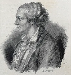 Sunlightportrait Prints: Beaumarchais, Pierre-Augustin Caron de (1732-1799)