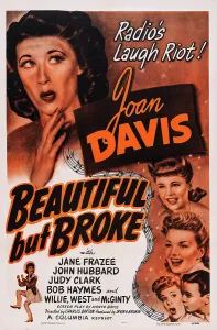 BEAUTIFUL BUT BROKE, US poster, first three from top left: Joan Davis, Judy Clark, Jane Frazee, 1944