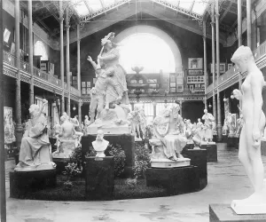 Exhibitions Prints: Beaux arts sculpture exhibited in the Gallery Rapp