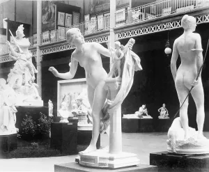 Exhibitions Prints: Beaux arts sculpture exhibited in the Gallery Rapp