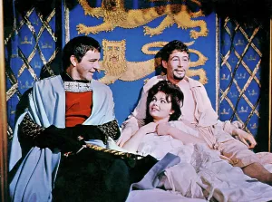 In Bed Prints: BECKET, Richard Burton, Veronique Vendell, Peter O'Toole, 1964