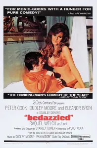 Sexual Prints: BEDAZZLED, US poster art, from left: Dudley Moore