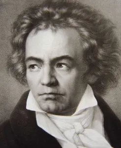Beethoven, Ludwig, van. Litography. AISA/Everett Collection**US SALES ONLY**