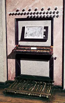 Furnitures Prints: Beethoven, Ludwig, van. Organ of the Church of St