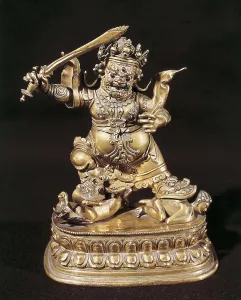 18th C Prints: Beg-Tse. 18th c. Golden bronze