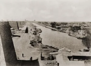 Peking Prints: Beijing end of the China's ancient Grand Canal the world's oldest and longest