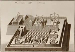 Orient Prints: Beijing Observatory, from a 1674 engraving