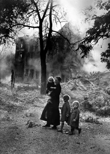 Belgium Prints: Belgian refugees during German World War 2 invasion