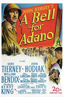Soldier Prints: A BELL FOR ADANO, US poster art