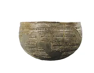 Prehistoric Prints: Bell Shaped Vase from Cueva de Toralla