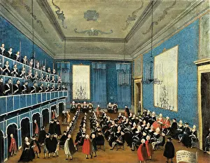 Show Prints: BELLA, Gabriele (1740-1782). The cantata of the orphans for the Dukes of the North