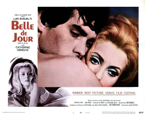 Deneuve Prints: BELLE DE JOUR, from left, Jean Sorel, Catherine Deneuve, 1967