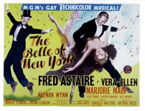 Dancers Prints: THE BELLE OF NEW YORK, Keenan Wynn, Fred Astaire, Vera-Ellen, Marjorie Main, 1952