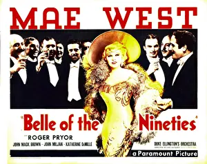 Happiness Prints: BELLE OF THE NINETIES, Mae West, Roger Pryor, 1934