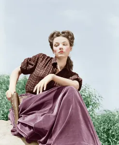 Long Skirt Prints: BELLE STARR, Gene Tierney, 1941