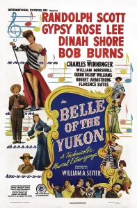 Burns Prints: BELLE OF THE YUKON, US poster art