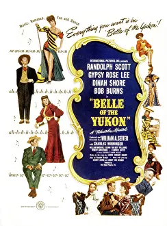 Burns Prints: BELLE OF THE YUKON, US poster art