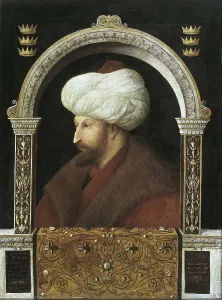 Bellini Prints: BELLINI, Gentile (1429-1507). The Sultan Mehmet II