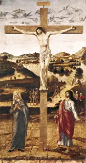 Venetian Prints: BELLINI, Giovanni (1430-1516). Crucifixion