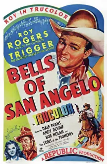Andy Prints: BELLS OF SAN ANGELO, top: Roy Rogers