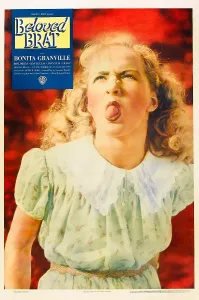 Granville Prints: BELOVED BRAT, Bonita Granville on US poster art, 1938