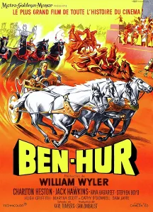 Horse Race Prints: BEN-HUR, Charlton Heston, (French poster art), 1959