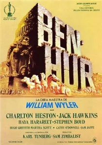 BEN-HUR, Spanish poster art, 1959