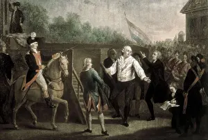 BENAZECH, Charles (1767-1794). Louis XVI (1754-93) at the Foot of the Scaffold, 21st January 1793. 1793. Oil on canvas. FRANCE. Versailles. National Museum of Versailles
