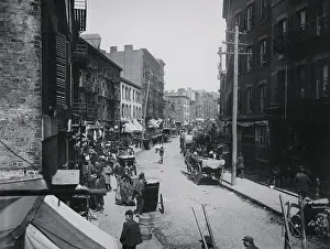 Dwellings Prints: THE BEND, by Jacob Riis, c. 1888-90