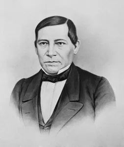 States Statesman Prints: Benito Juarez, (1806-1872), Mexican president from 1858 through 1872