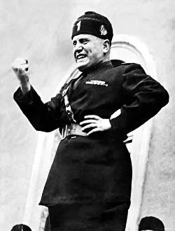 Italian Prints: BENITO MUSSOLINI, January 31, 1939. Courtesy: CSU Archives / Everett Collection