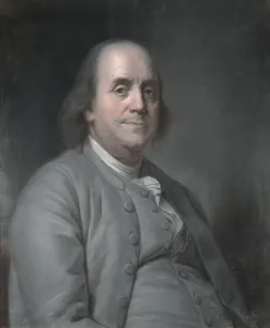 2017 Prints: Benjamin Franklin, 1783, by Joseph-Siffred Duplessis