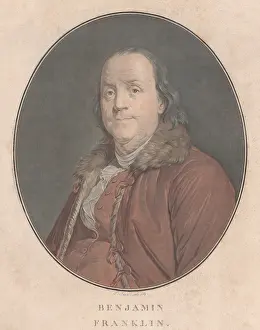 Ambassadors Prints: Benjamin Franklin, was US Ambassador to France from Dec