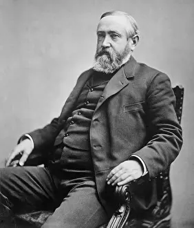 Waist Coat Prints: Benjamin Harrison, 21st US President
