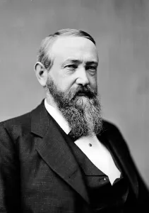 Images Dated 19th December 2008: Benjamin Harrison, President of the United States. Photograph, ca. 1870s