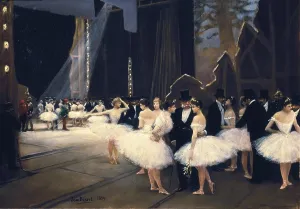 Beraud Prints: BERAUD, Jean (1849-1935). Backstage at the Opera