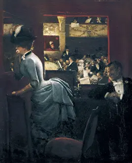 Pleasure Prints: BERAUD, Jean (1849-1935). The Box at the Opera