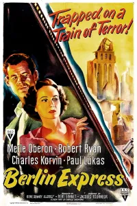 Images Dated 11th June 2013: BERLIN EXPRESS, US poster, from top: Robert Ryan, Merle Oberon, 1948