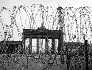 Barbed Wire Prints: Berlin's Brandenburg Gate