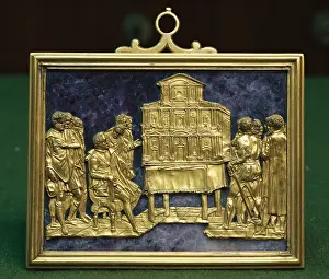 Showing Prints: Bernard Buontalenti shows to Francis I the wooden model of the facade of St