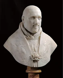 Lazio Prints: Bernini Gian Lorenzo, Bust of Pope Paul V
