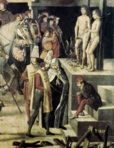 Pedro 1450 1504 Prints: BERRUGUETE, Pedro (1450-1504). Saint Dominic de Guzman Presiding over an Auto-da-fe