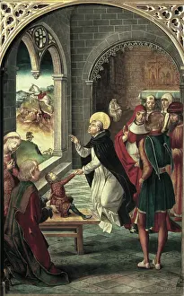 Brother Prints: BERRUGUETE, Pedro (1450-1504). Saint Dominic resurrects a young boy