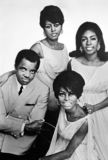 Ross Prints: BERRY GORDY with Diana Ross and the Supremes