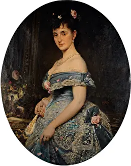 Noble Prints: Bertini Giuseppe, Female Portrait
