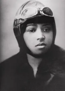 Aviatrix Prints: Bessie Coleman (1892-1926), was an early African American pilot